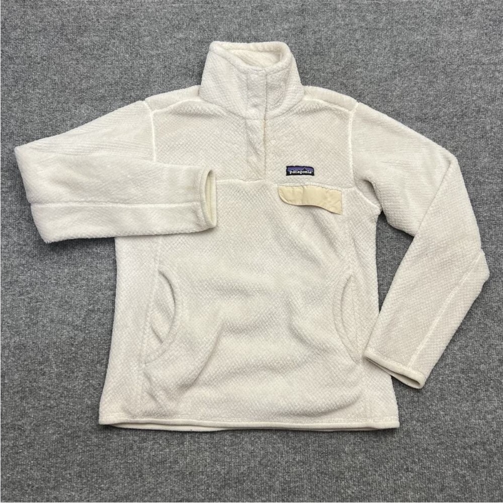 Patagonia Off-White Fleece Jacket